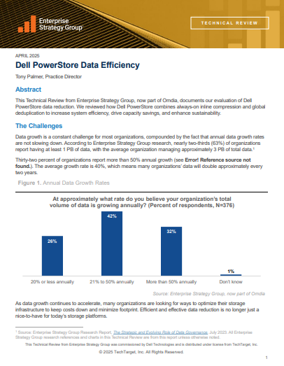 Dell PowerStore Data Efficiency